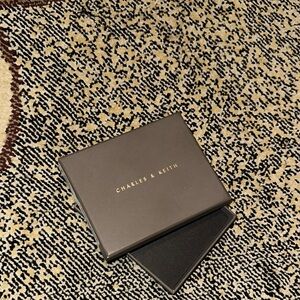 Charles & Keith Black Wallet Box